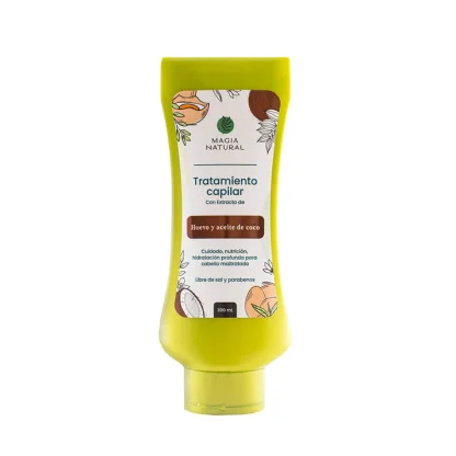 TRATAMIENTO DE HUEVO Y ACEITE DE COCO 300ml
