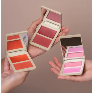 RUBOR EN DÚO ALLURE CREMA Y POLVO COMPACTO ATENEA - pinkcrush