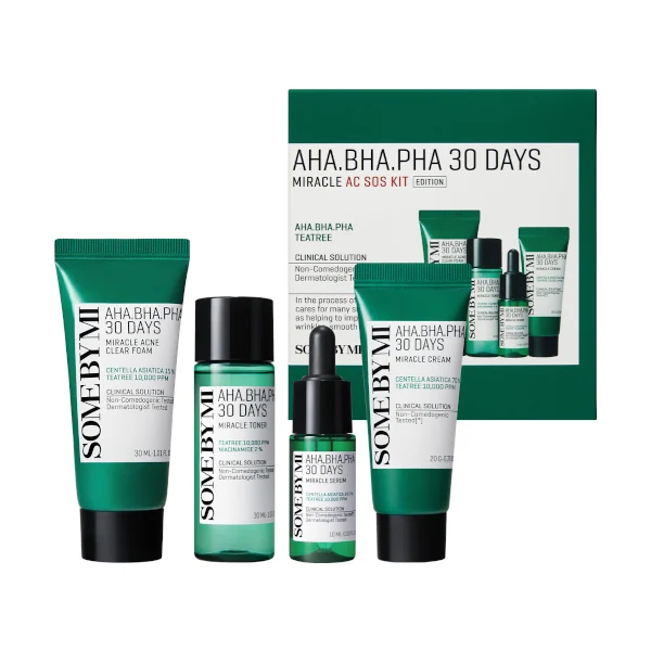 AHA.BHA.PHA 30 Days AC SOS Miracle Kit Viajero Some By Mi