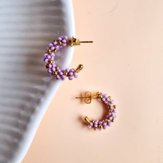 ARETES MOSTACILLA LILA