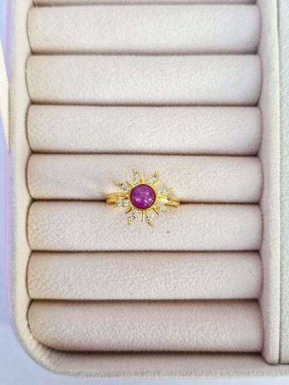 ANILLO SOL MORADO