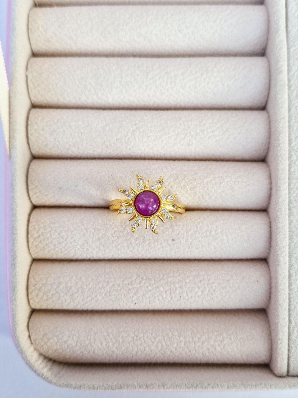 ANILLO SOL MORADO