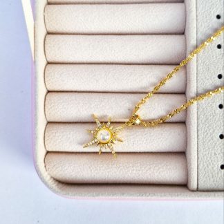CADENA ESTRELLA PERLA