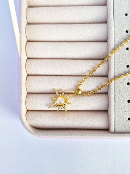 CADENA ESTRELLA PERLA