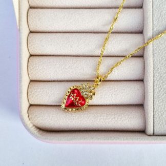 CADENA CORAZÓN REINA