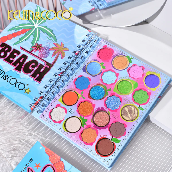 Paleta de Sombras 20 Colores Sand Beach Kevin&Coco