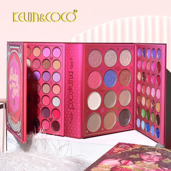 Paleta de Sombras 117 Colores Baby Girl Kevin&Coco
