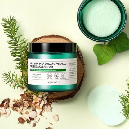 AHA, BHA, PHA 30 Days Miracle Truecica Clear Pad Some By Mi