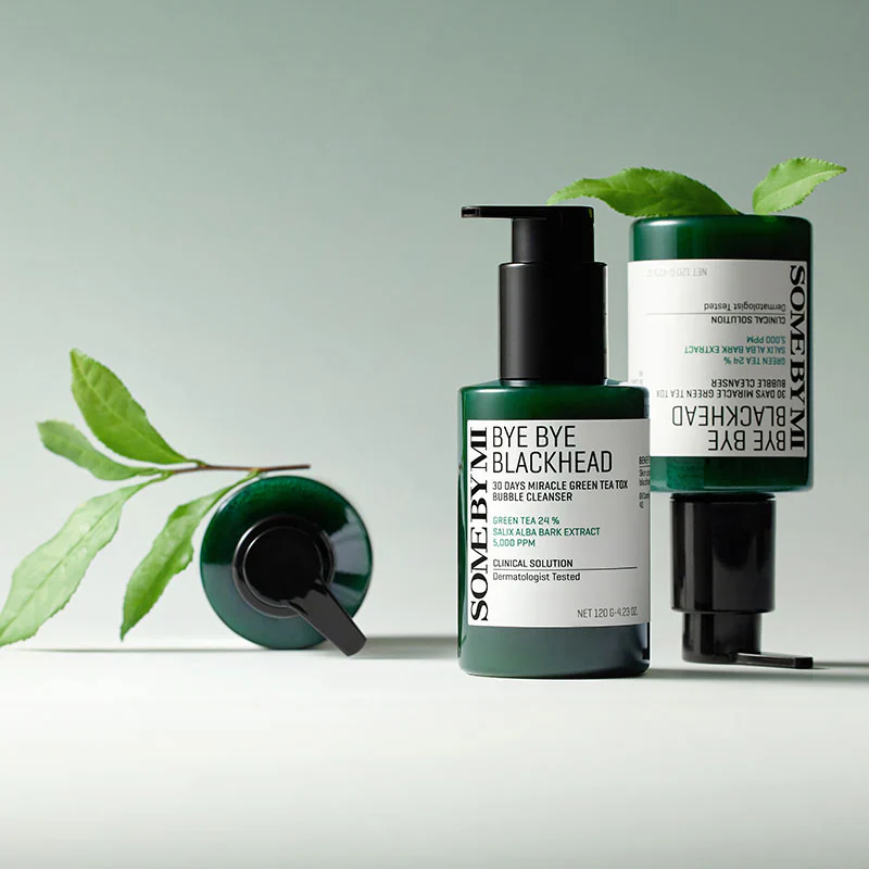 Bye Bye Blackhead 30 Days Miracle Green Tea Tox Bubble Cleanser Some By Mi