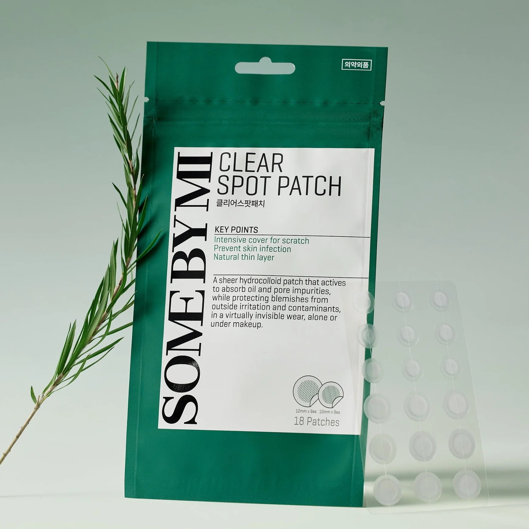 Clear Spot Patch 18pcs (10mm*9ea + 12mm*9ea) Some By Mi