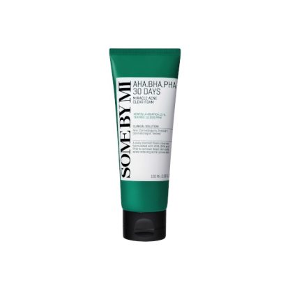 AHA BHA PHA 30 Days Miracle Acne Clear Foam Some By Mi
