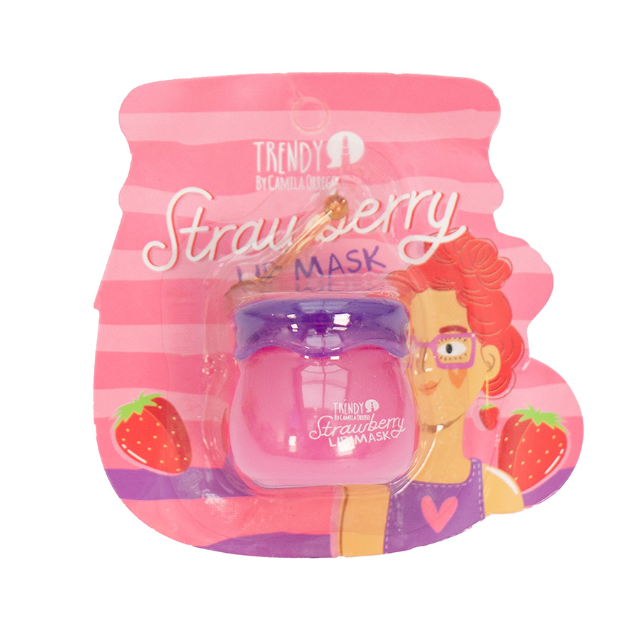 Mascarilla Hidratante De Labios Strawberry Trendy