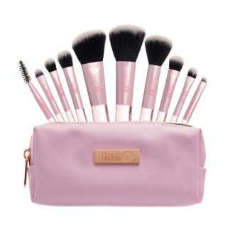 Kit Brochas Mini Cristal Rosada Trendy