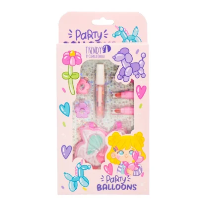 Kit De Maquillaje Para Niñas Party Balloons