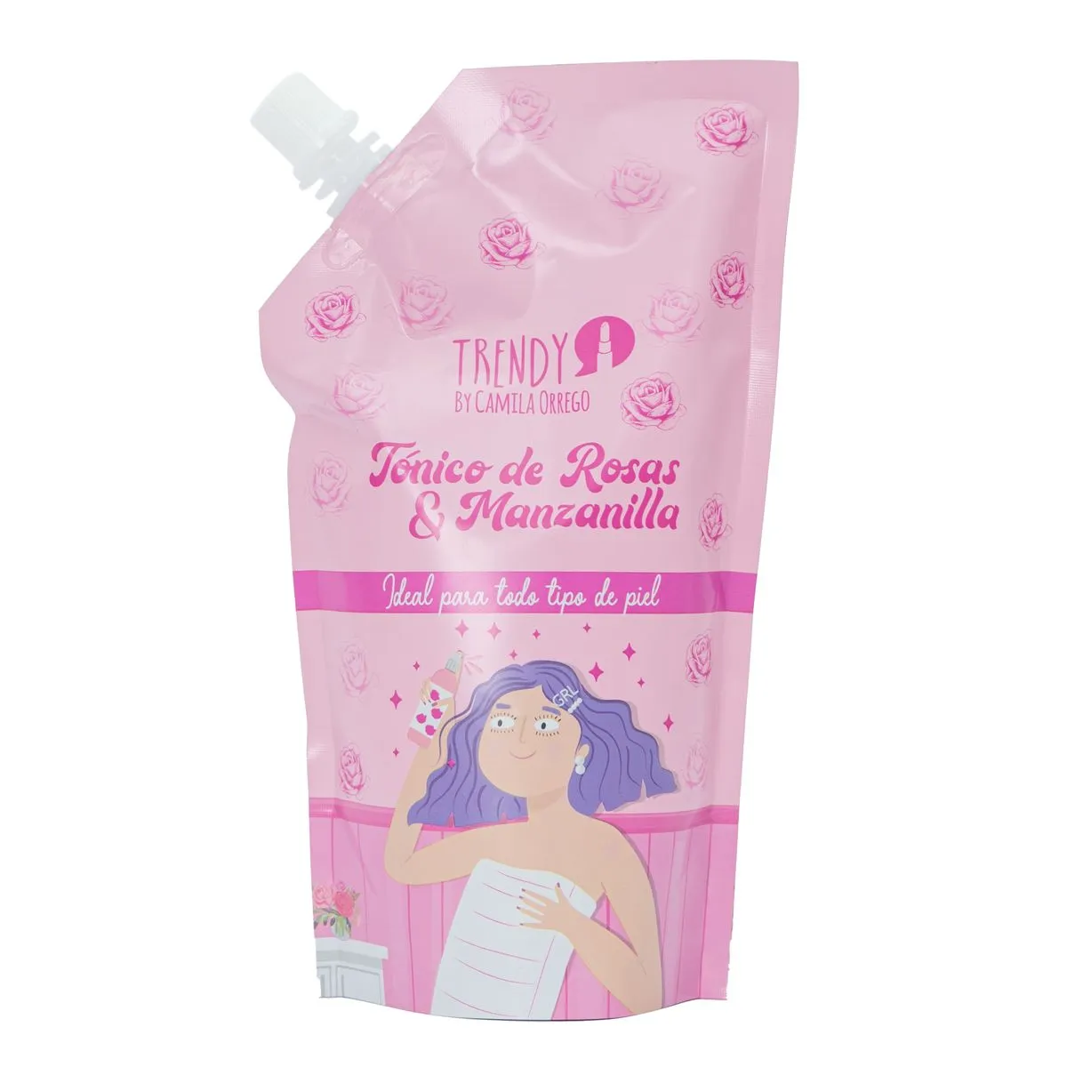 Doypack Tonico De Rosas 235ml Mediano Trendy