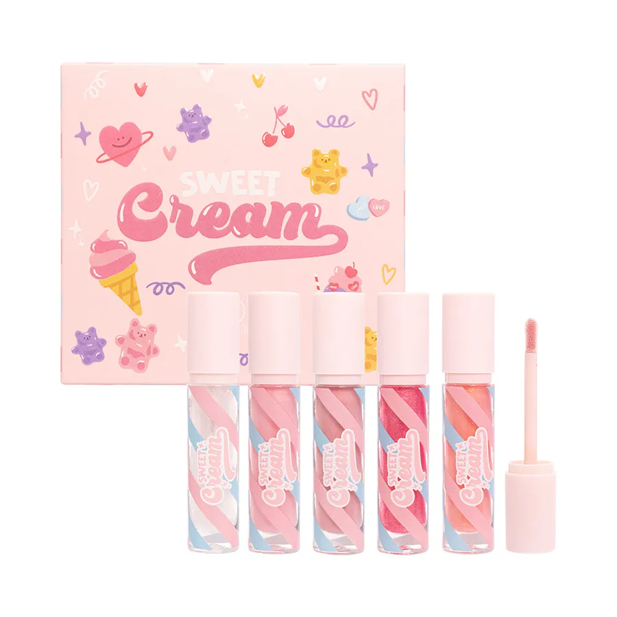 Kit De Glosses Sweet Cream Trendy